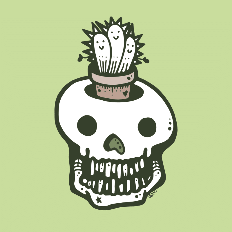 Cactus-Skull